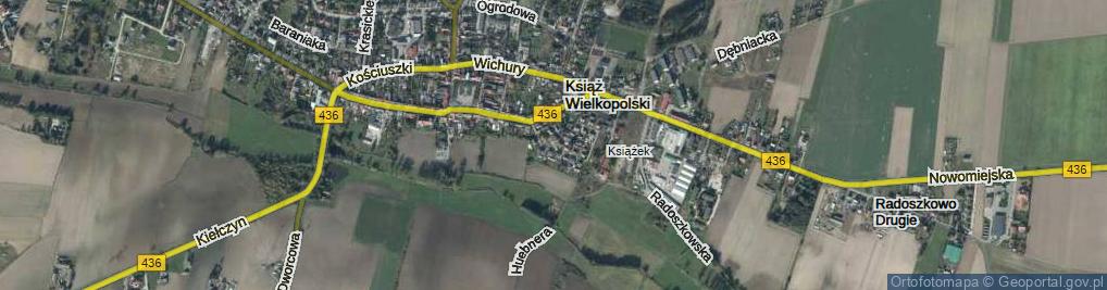 Zdjęcie satelitarne Zaciszna ul.